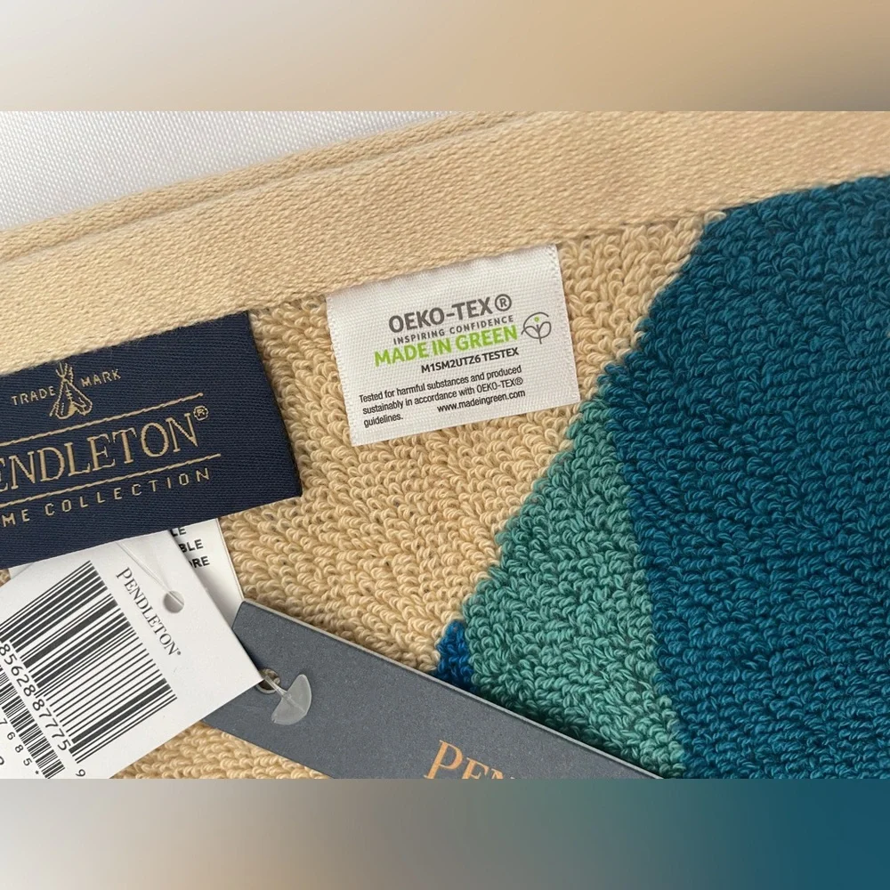 NWT Pendleton Spa Towel Los Lunas Jacquard Beach Pool XL 40x70 Oversized Cotton